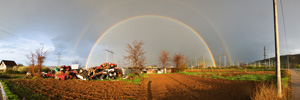 Rainbow from the Outskirts of Brzi Brod Village